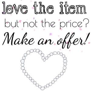 If you see something you love ❤️ Make an Offer 🌟